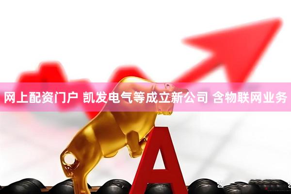 网上配资门户 凯发电气等成立新公司 含物联网业务